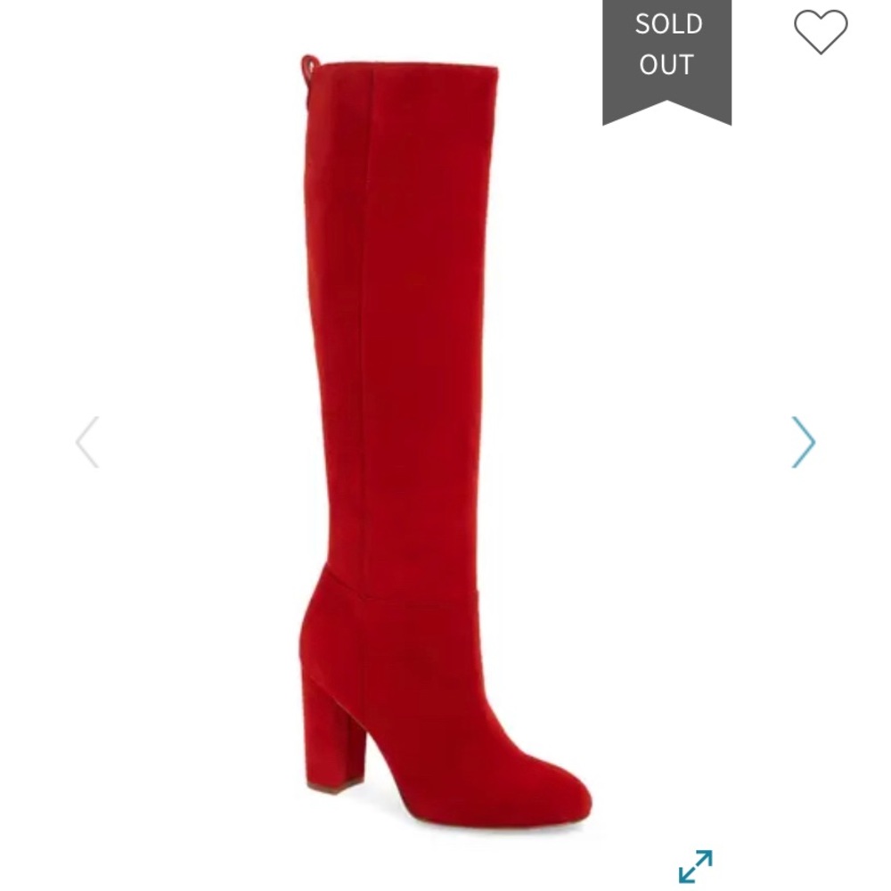 Sam Edelman red Caprice boots 7.5
